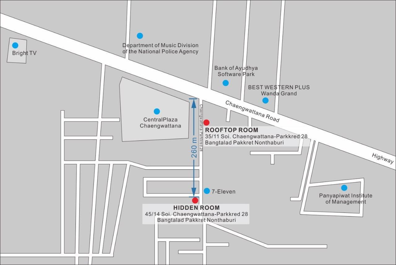 Rooftop Room Pak Kret Ngoại thất bức ảnh